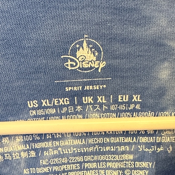 Disney Stitch Blue Tie-Dye Logo Pullover - Picture 4 of 6